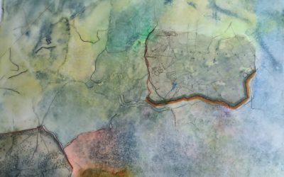 Thoughts on collage and Encaustic 